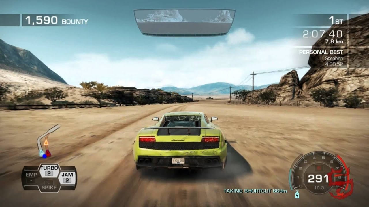Need for Speed Hot Pursuit HD Gameplay + Max graphic testing