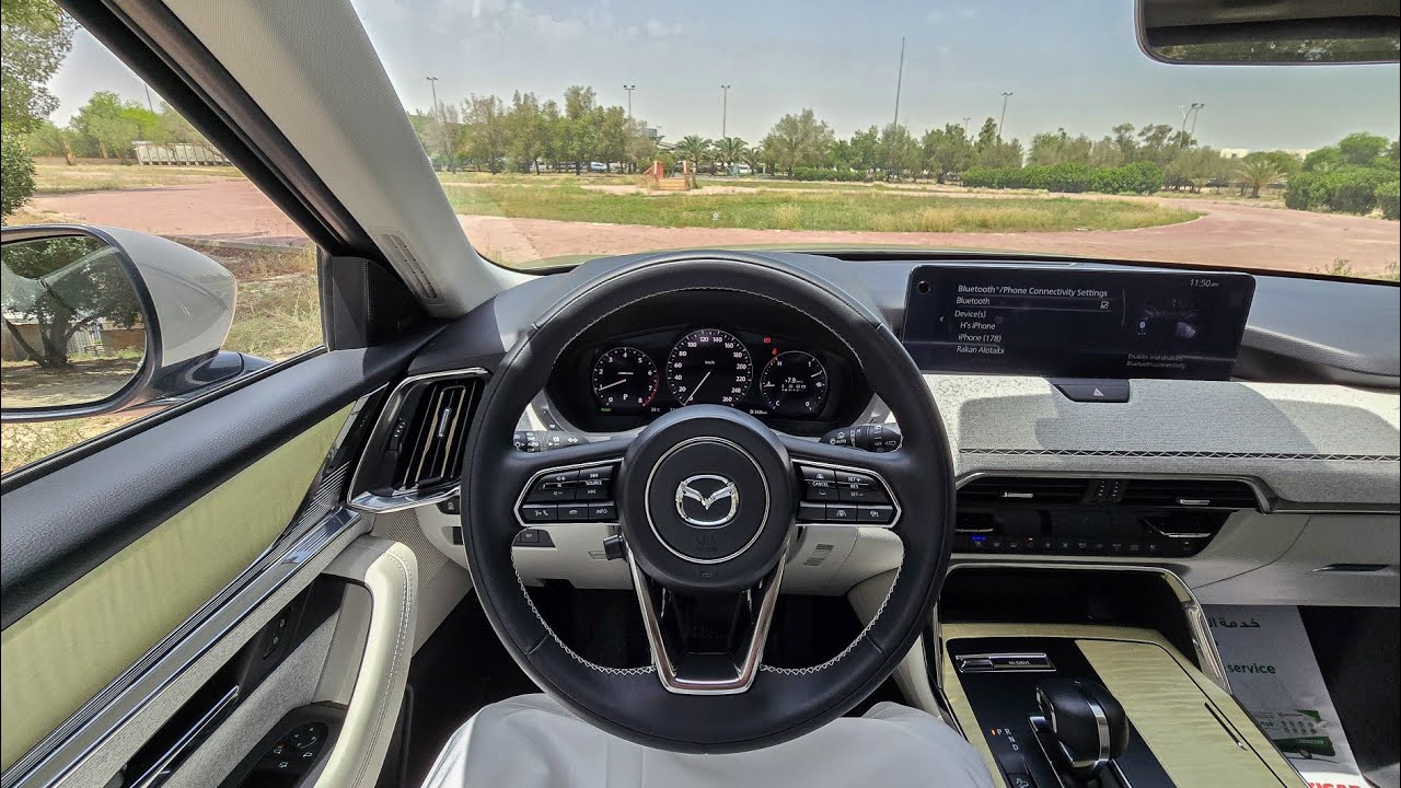 2025 مازدا CX-90 AWD 3.3L تجربة قيادة من منظور السائق POV | بمعمارية الدفع الخلفي الجديدة