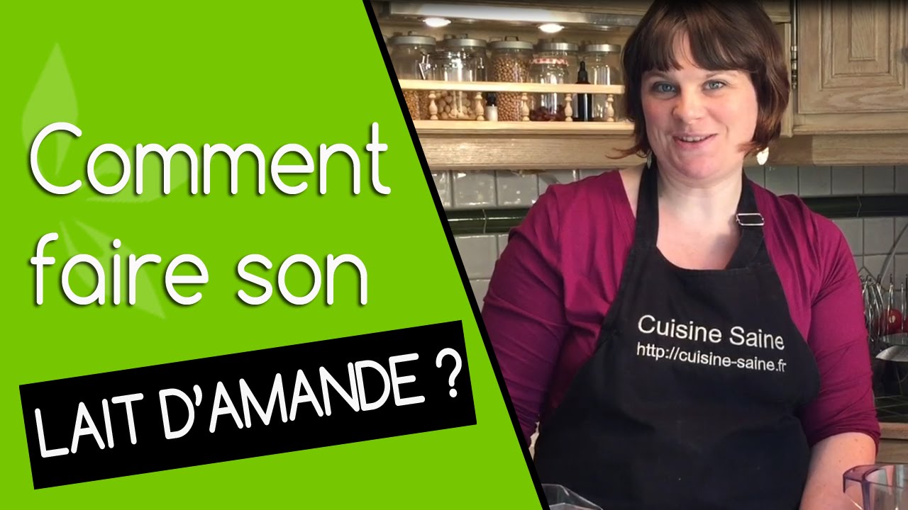 5 façons de faire son lait d'amande maison