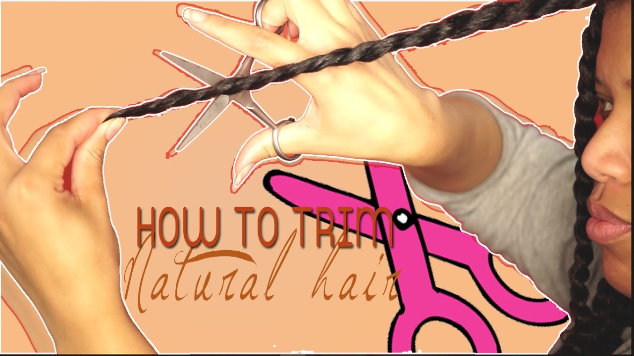 How To Trim Natural Hair Yourself For Healthy Hair Growth // Samantha Pollack