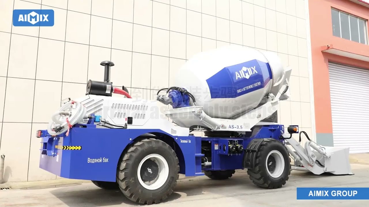 How to Assemble Self Loading Concrete Mixer?