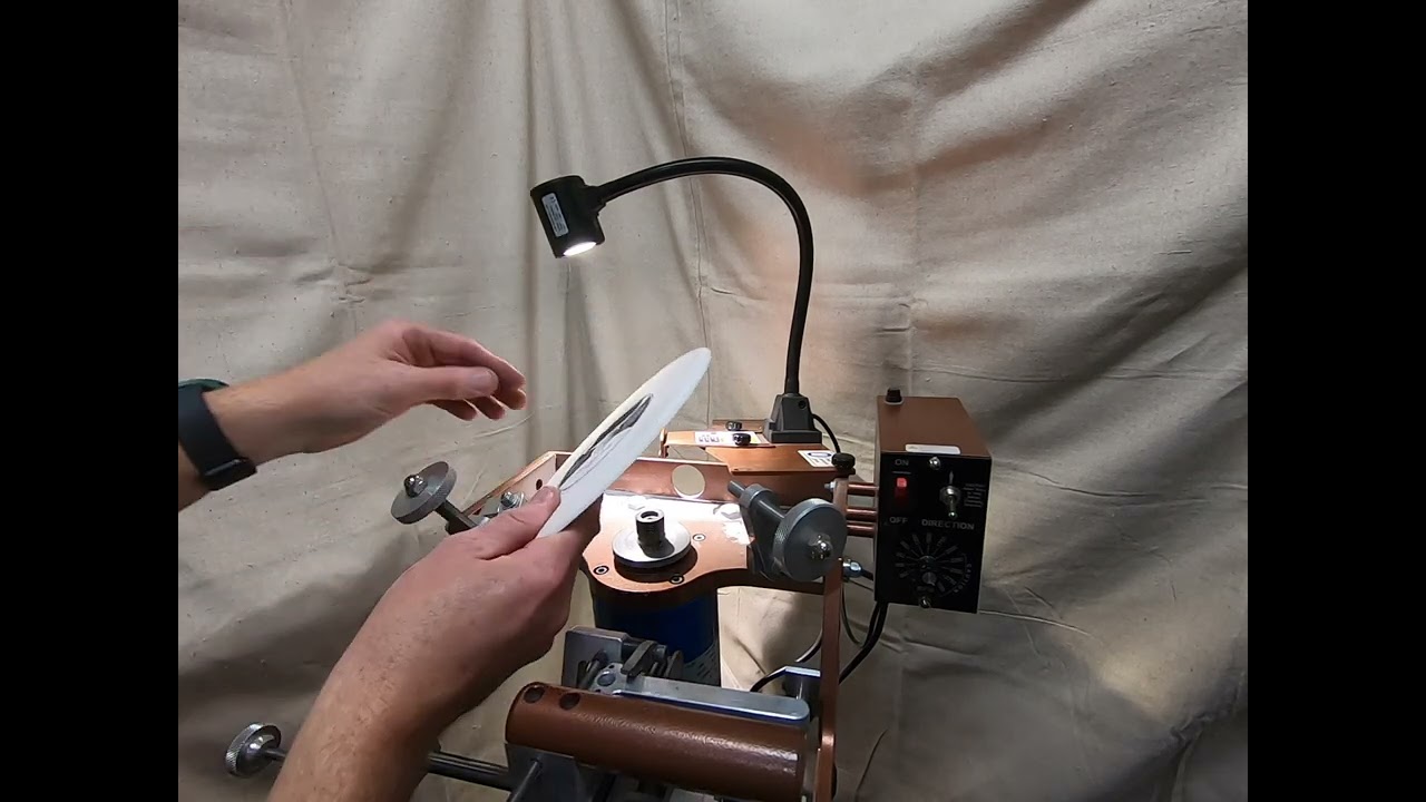 Replacing the Grinding Wheel on the CZ223 Chain Grinder
