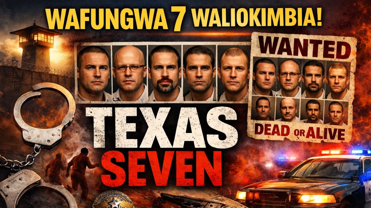 WAFUNGWA HATARI WALIOTOROKA GEREZANI MAREKANI | TEXAS SEVEN
