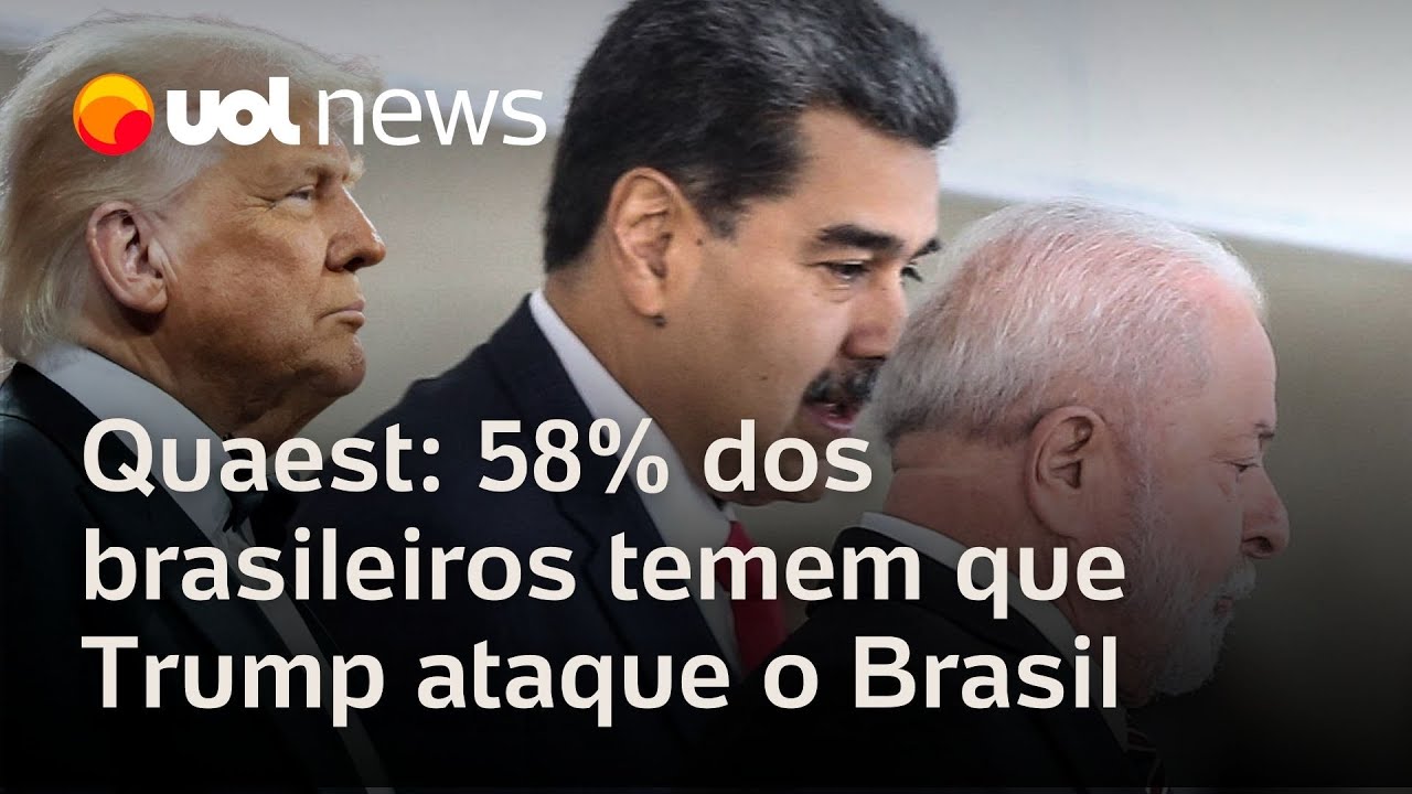 58% dos brasileiros temem que os EUA fa&ccedil;am com o Brasil o que fizeram na Venezuela, diz Quaest