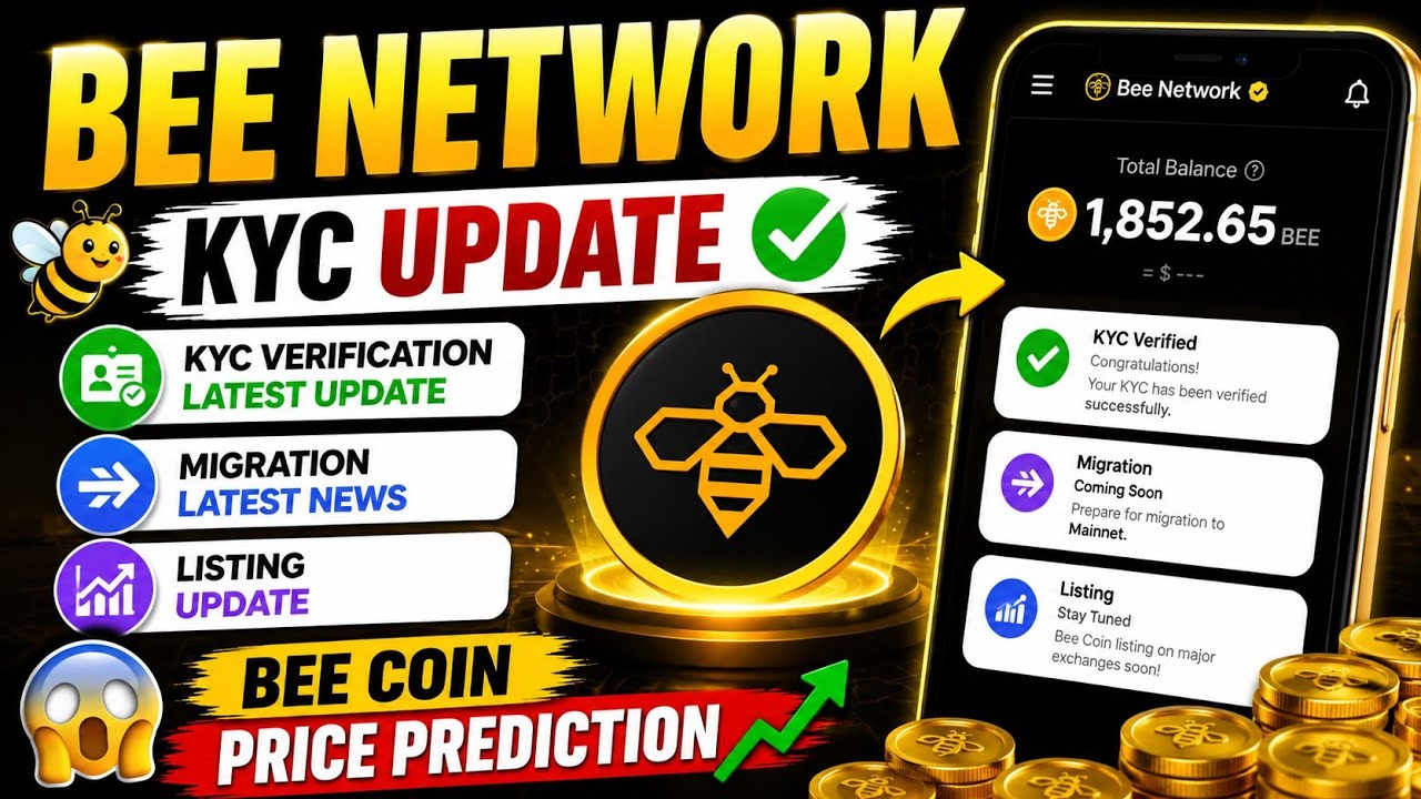 🚨 Bee Network KYC Update 🔥 Migration Date Confirmed? Bee Coin Listing Update | Bee Price Prediction