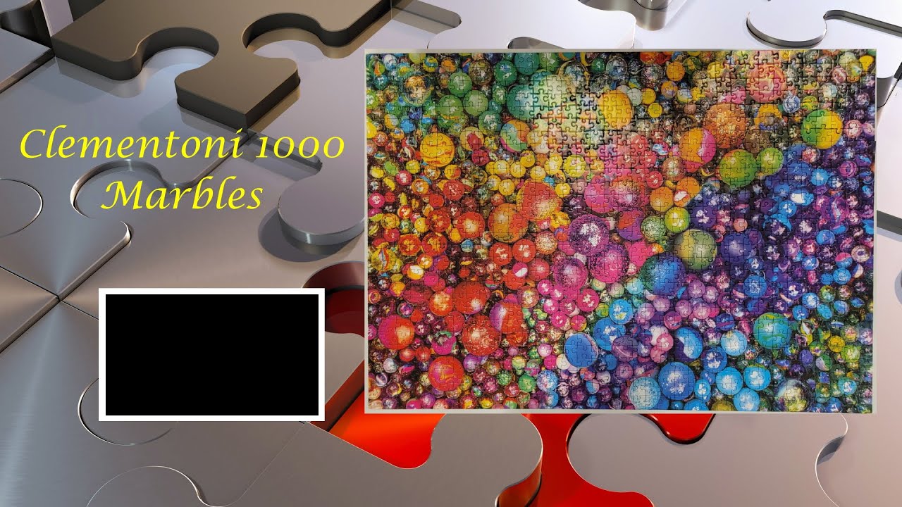 Puzzle Clementoni 1000, Marbles