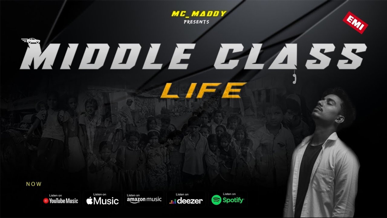 Middle Class Life Rap Song || Guledgudda Rap 2025 || kannada new rap song @MC_Maddy.07