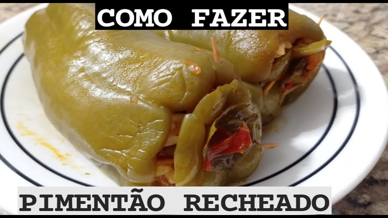 PIMENTÃO RECHEADO COM CARNE MOIDA