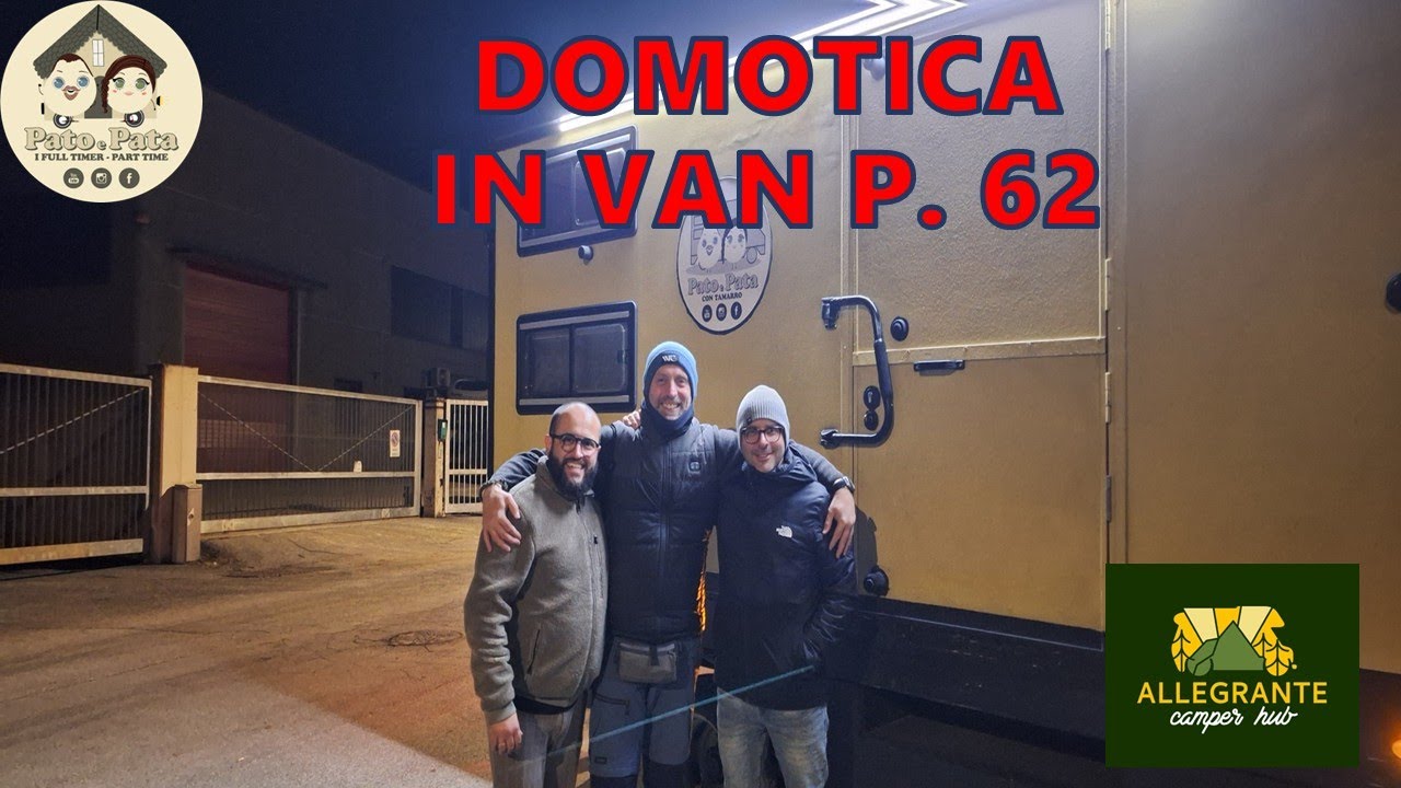 DOMOTICA IN VAN DA ALLEGRANTE CAMPER HUBPT 62 #camperizzazione #mercedessprinter #camperfaidate