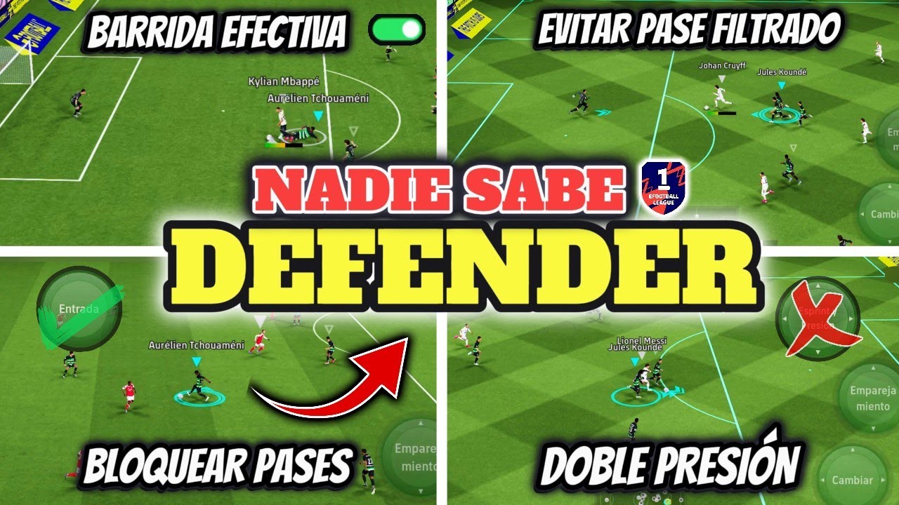 Como tienes que DEFENDER  en el nuevo eFootball Mobile  2026 | Guia Defensiva 🔒