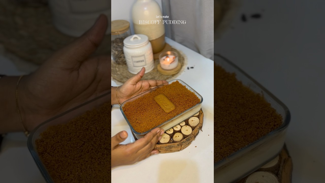 Biscoff pudding 🤤 #biscoff #biscoff#trending #trendingshorts #youtubeshorts #easyrecipe #mom