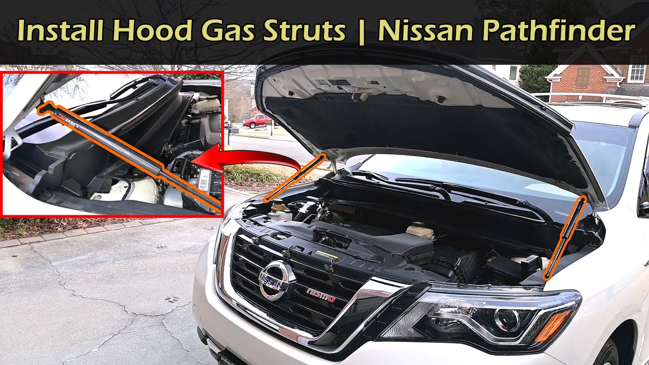 Install Hood Gas Struts on Nissan Pathfinder | 2013 - 2020