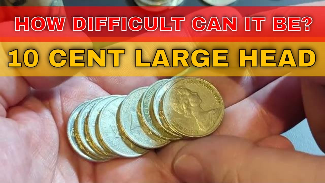 1999 10 Cent Coin Large & Small Head Varieties plus Extra's