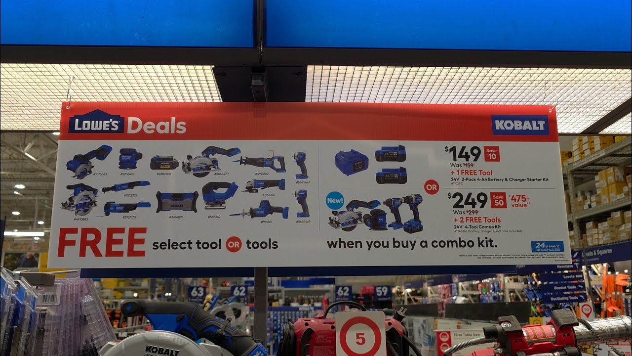 Скидки Lowe's на инструменты Craftsman, Kobalt, Bosch, Klein и другие товары — Garner Location — ...