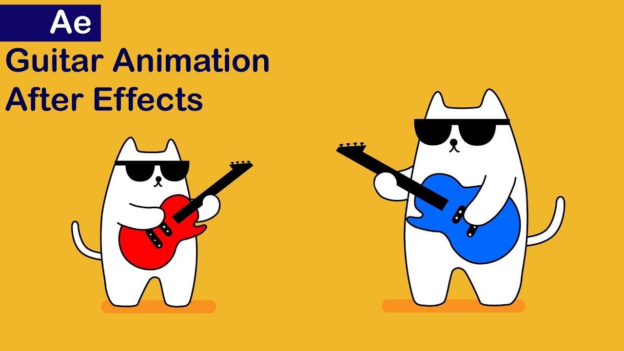 Guitar Animation : After Effects Tutorial