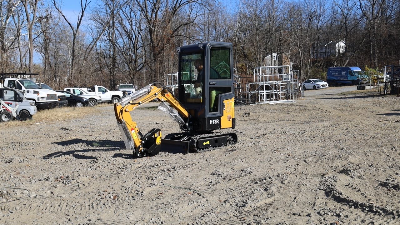 New 2024 AGT industrial mini Excavator model H13R For Sale at Auction