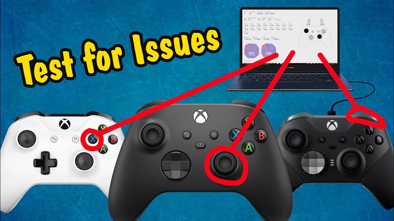 Как проверить контроллер Xbox на наличие проблем (дрейф аналогового джойстика, неработающие кнопк...