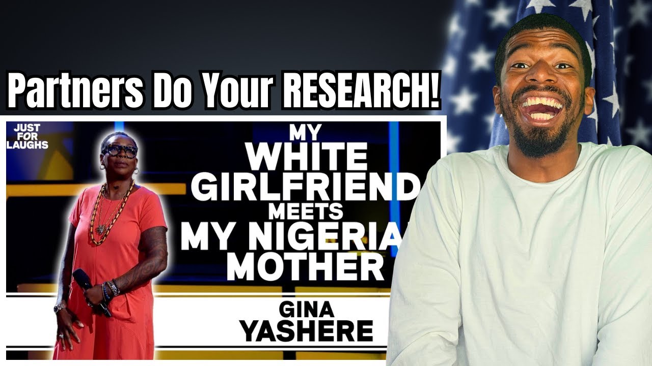 Нигерийская мама встретила мою белую девушку! | Джина Яшере | Реакция американца