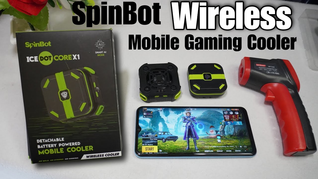 SpinBot IceDot Core X1 Wireless Gaming Cooling Fan