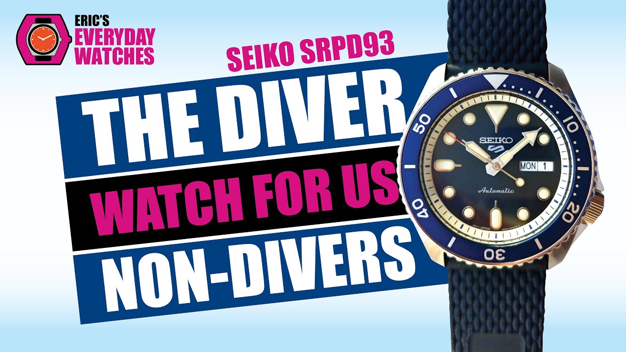 Seiko 5 SRPD93, best $200 dive watch for non-divers
