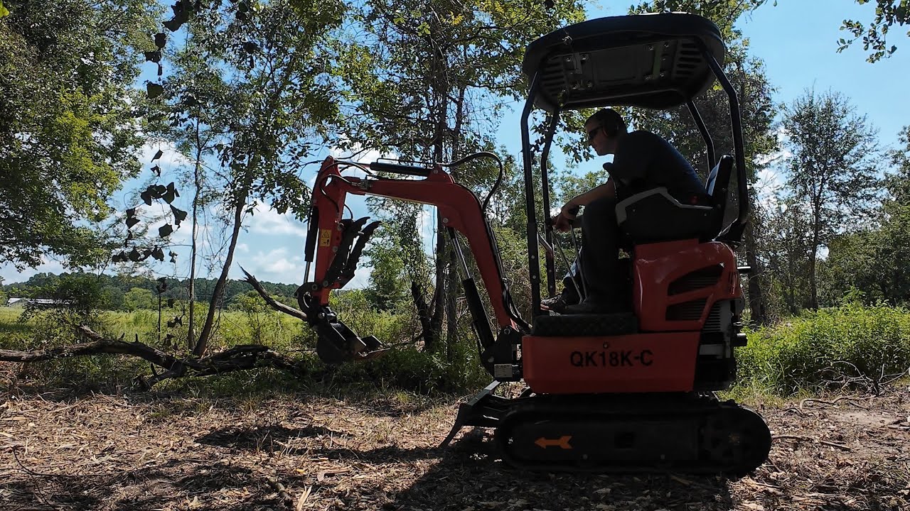 AGT QK18K-C Mini EX Along a Fenceline