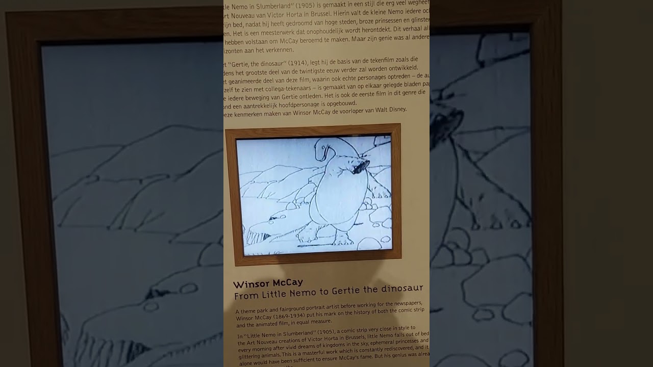 Gertie The dinosaure Le Tout Premier Dessin Animé de l'Histoire