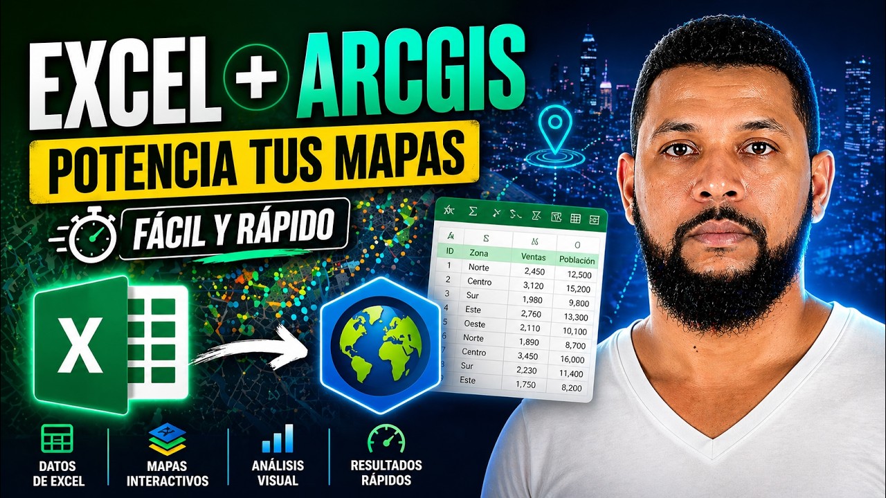 Convierte tus DATOS de Excel en MAPAS INTERACTIVOS FÁCIL y RÁPIDO