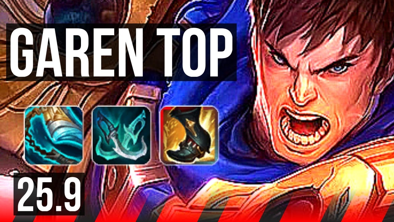GAREN vs SION (TOP) | 9/2/7 | EUW Diamond | 25.9