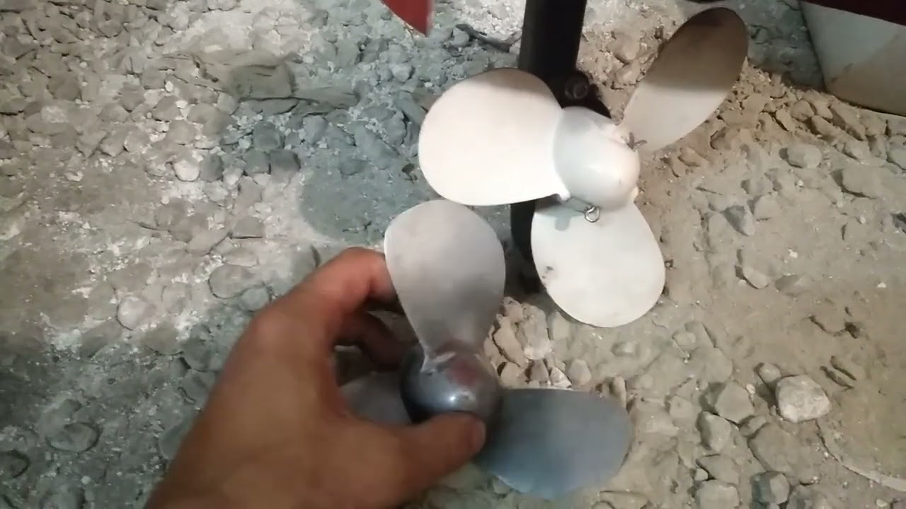 Доработка винта триммерного лодочного мотора.
