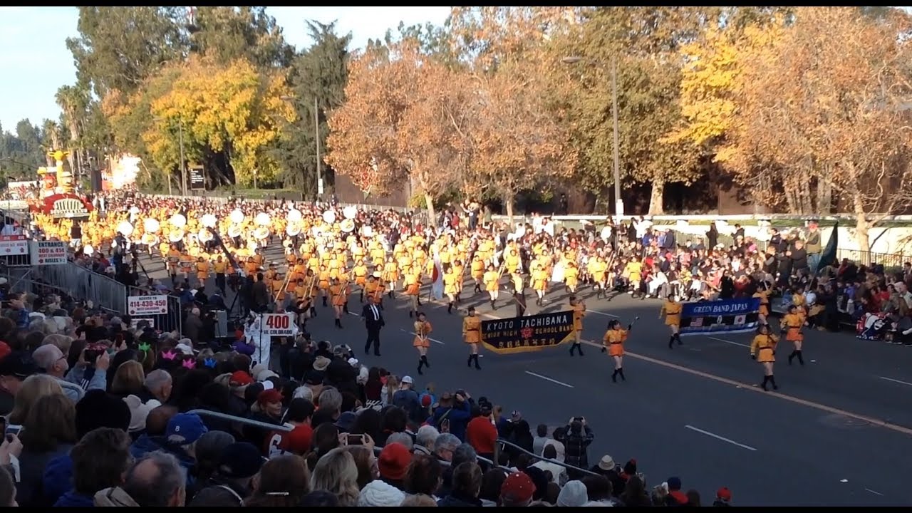 Tournament of Roses 2018 kyoto Tachibana High School Green Band 京都橘高校吹奏楽部3