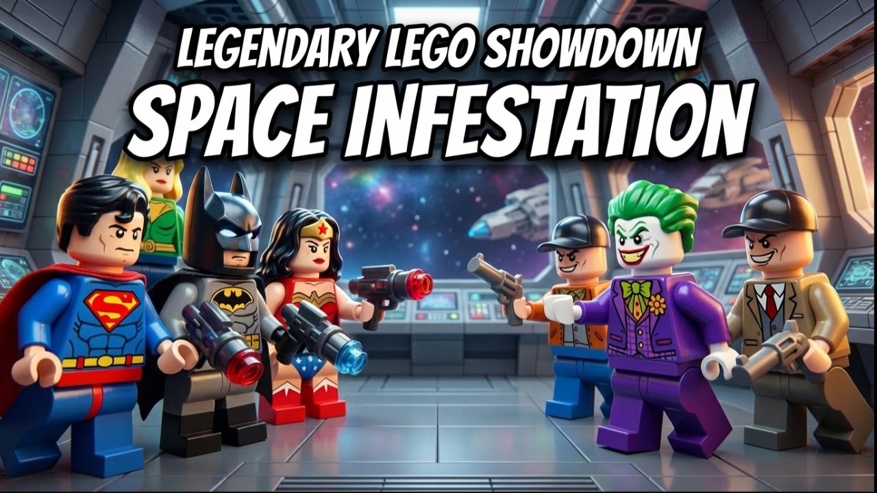 LEGO Justice League Fights Off Space Station Invasion
