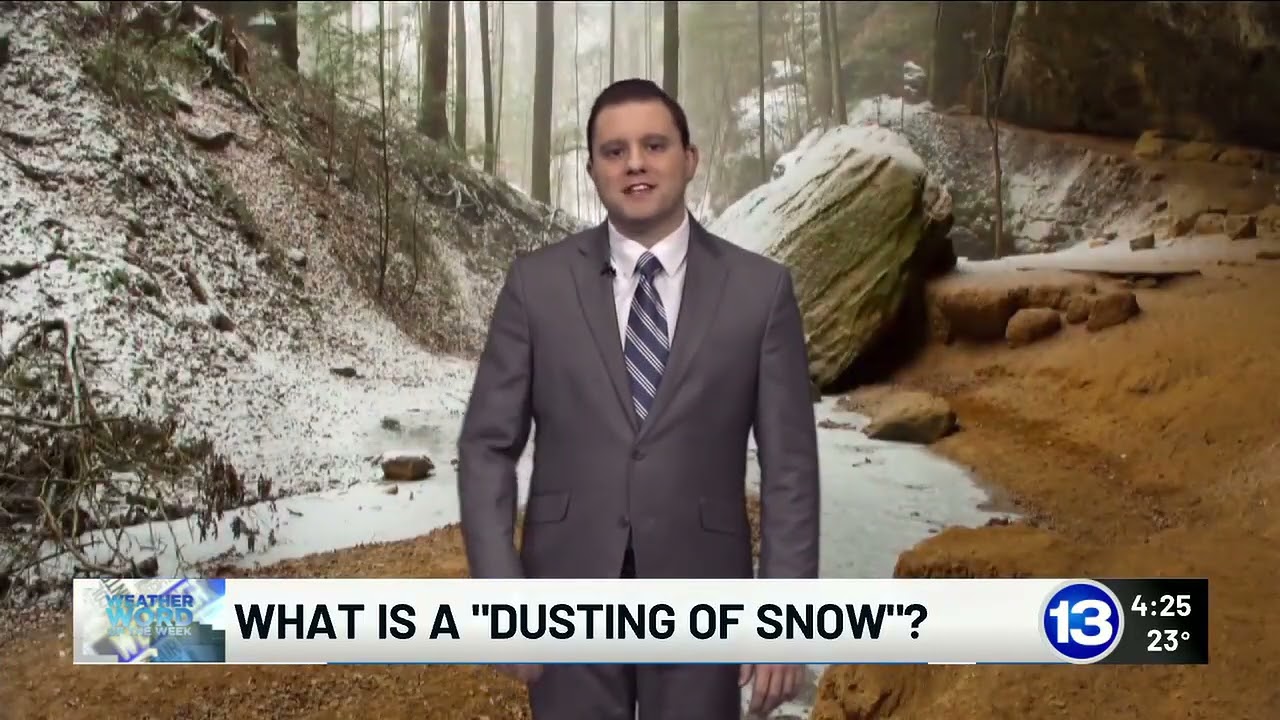 Weather Word of the Week: Dusting