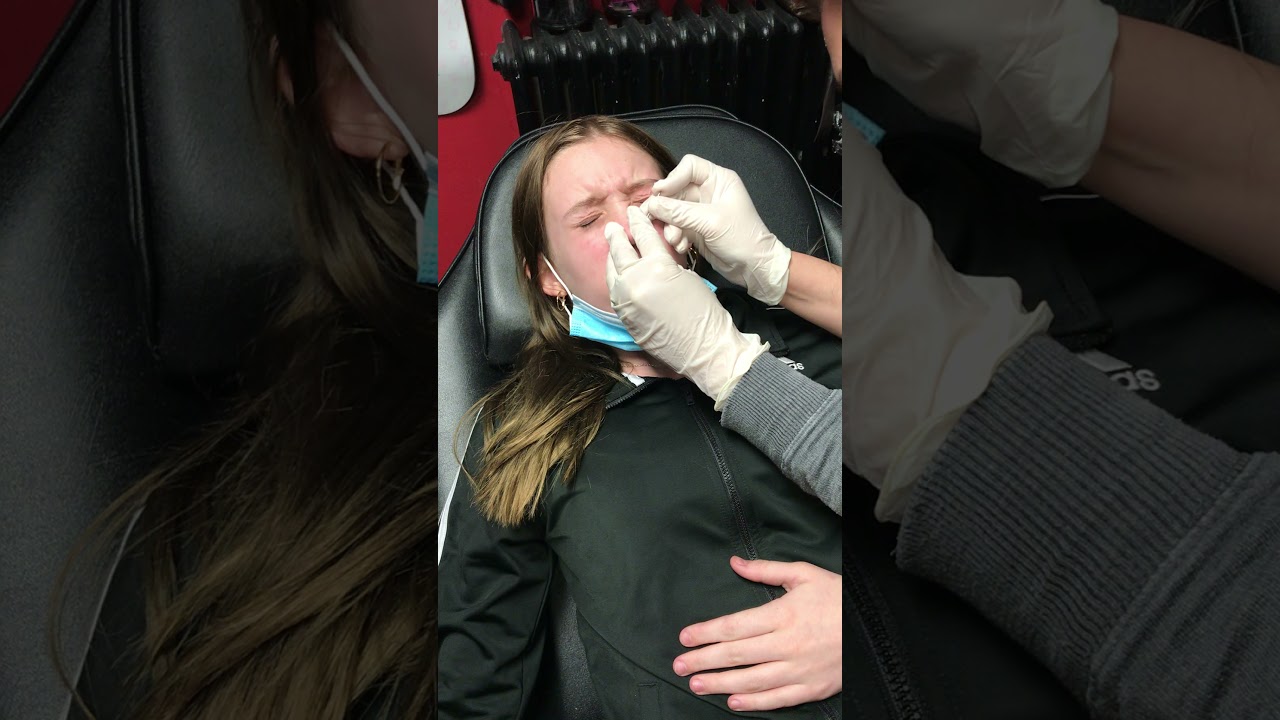 13 year old getting her nose pierced
