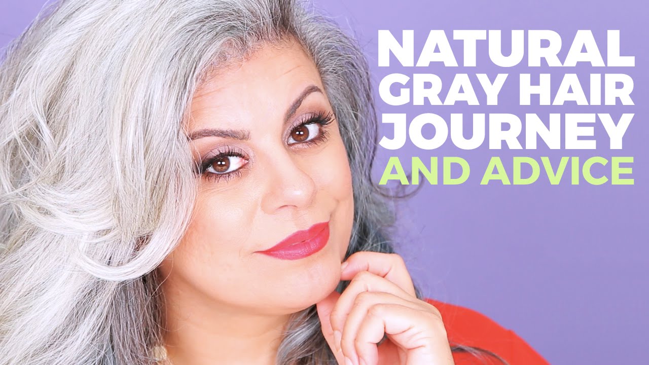 Natural Gray Hair | Second Year Journey and Transition | Maryam Remias