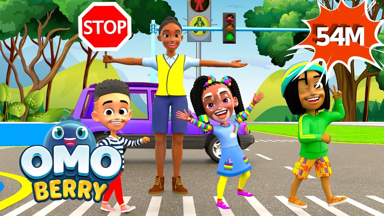 Street Safety Song + More OmoBerry Nursery Rhymes & Safety Songs For Kids