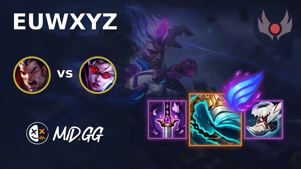 MID.GG: [ EUWXYZ ] Darius TOP vs Vayne | EUW GRANDMASTER | LOL Season 2025