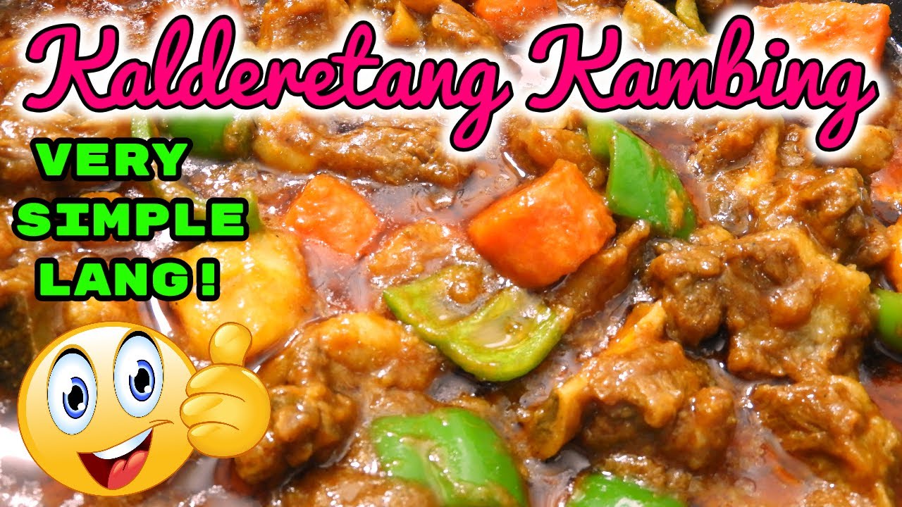 KALDERETANG KAMBING VERY SIMPLE LANG! PAANO MAG LUTO NG KALDERETANG KAMBING? LUTO SA KAMBING