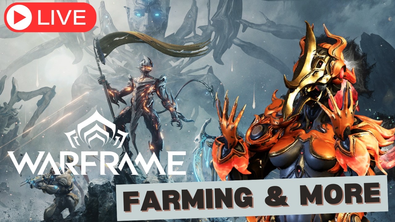 LIVE! Chilling in Warframe - MR27 - Warframe