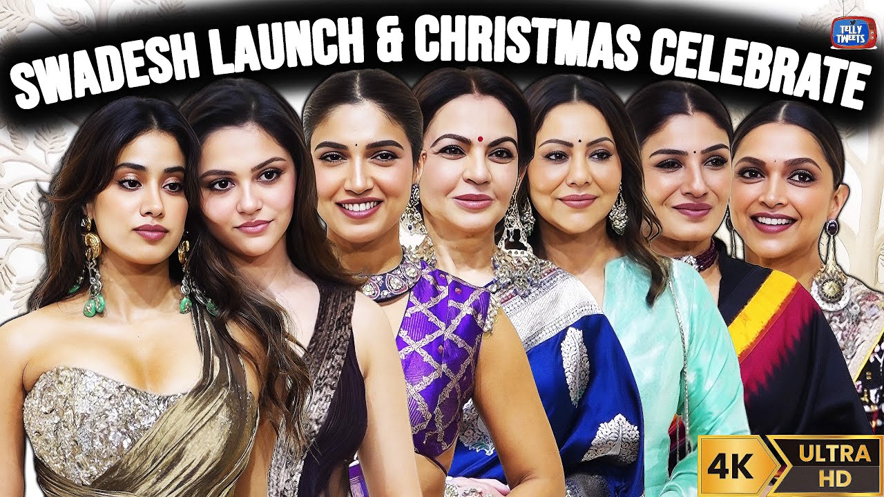 Deepika, Janhvi, Aneet, Ananya & More Beauties STUNS at Nita Ambani's Swadesh Launch! 🔥