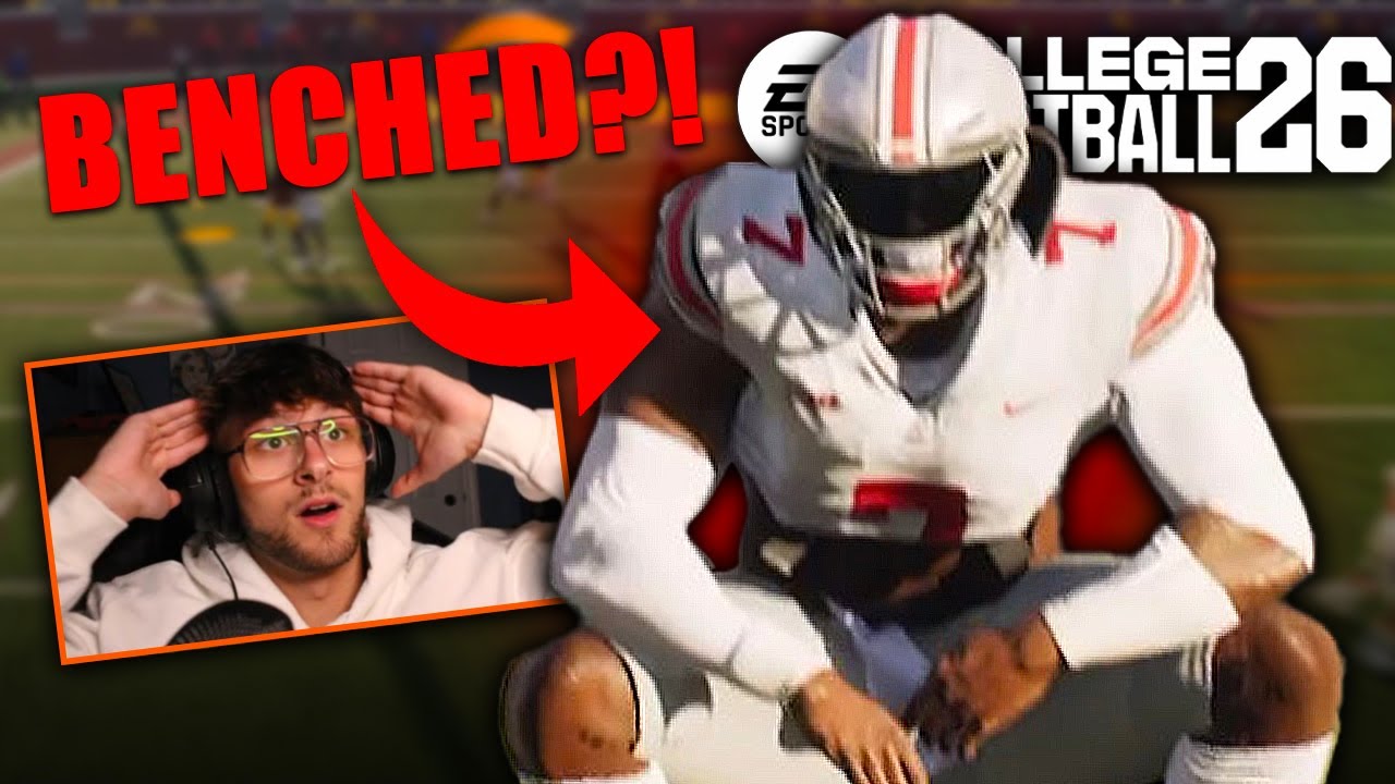 I Got BENCHED in ROAD TO GLORY?! #4 | EA College Football 26