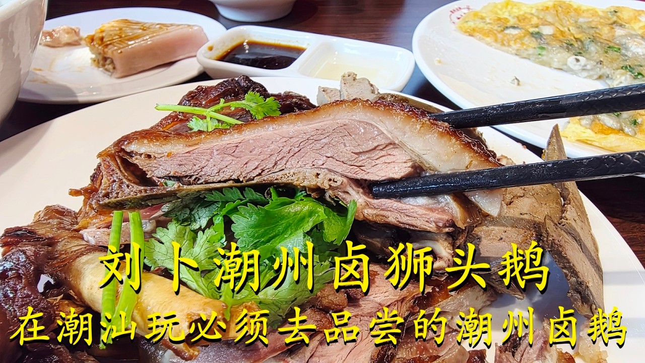 LIU BU TEOCHEW BRAISED GEESE【刘卜潮州卤狮头鹅】: DEFINITELY MUST TRY BRAISE GEESE IN CHAOZHOU #foodie #kl #sg