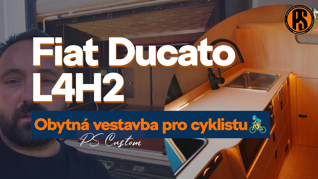 Obytná vestavba do Fiat Ducato L4H2 od PSCustom