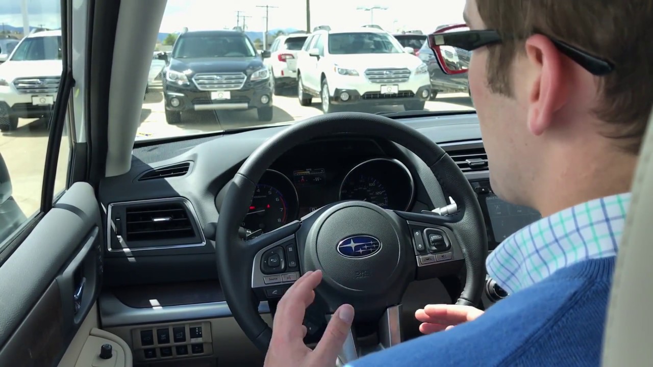 Adjust and customize Subaru Eyesight Settings