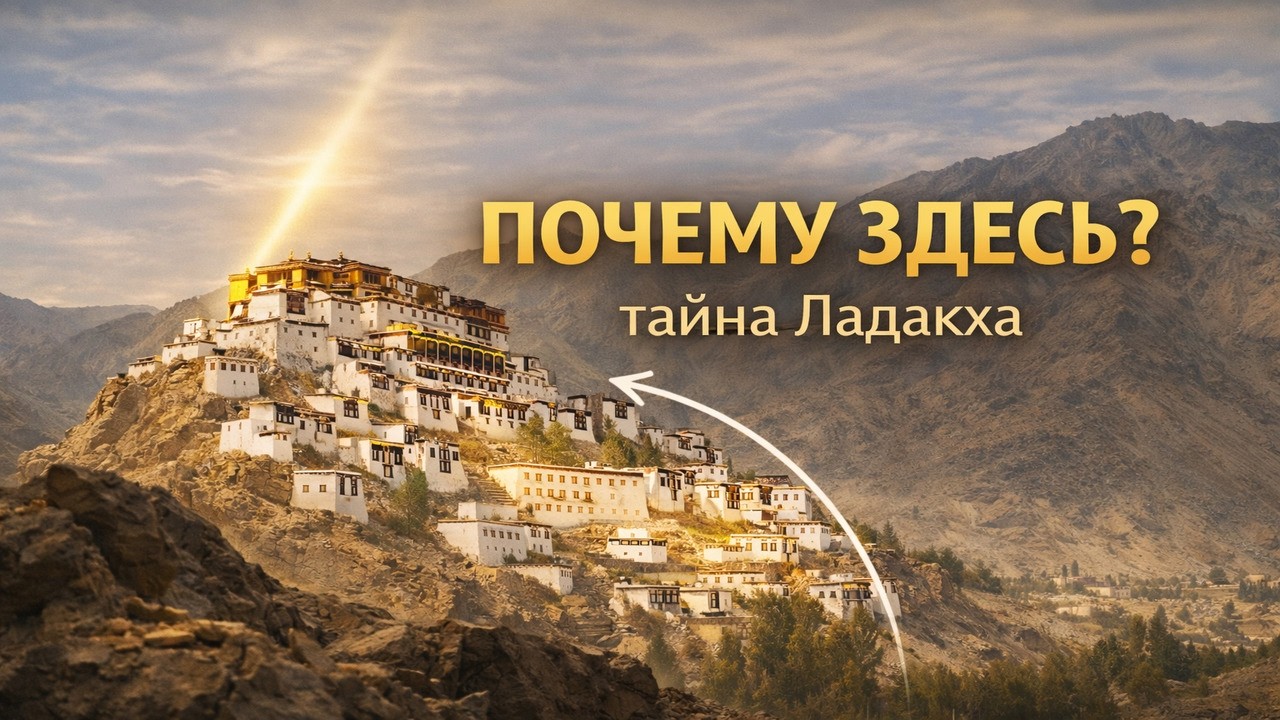 Почему монастырь Тиксе стоит именно здесь? Тайна Ладакха