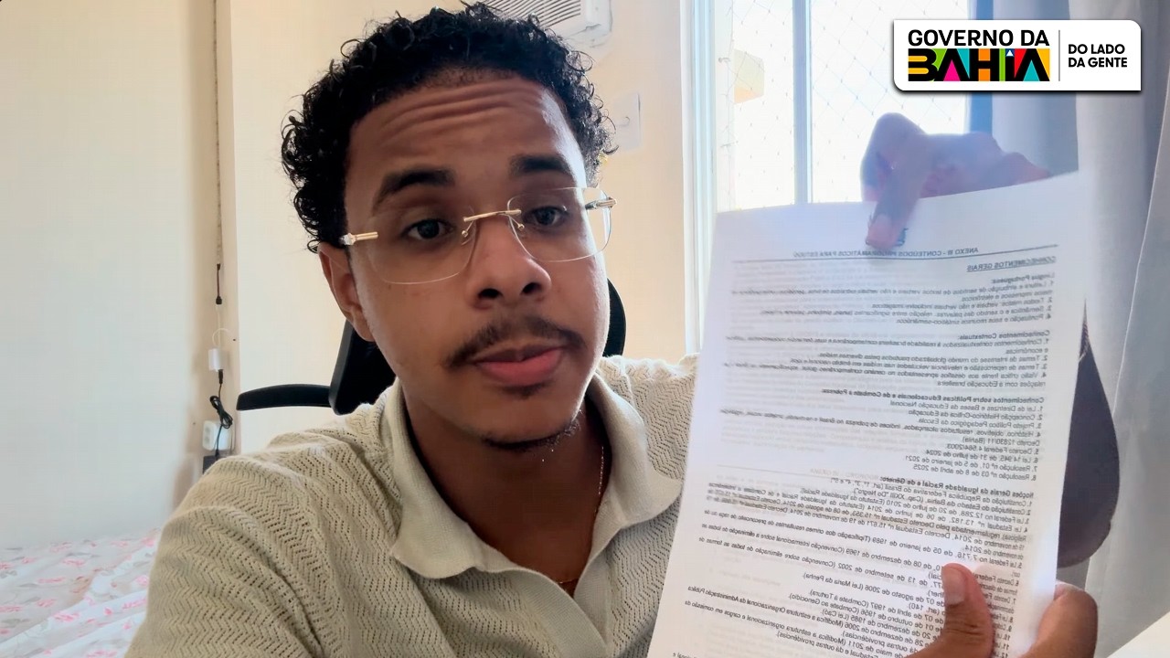 Como eu vou passar no concurso do SEC/BA