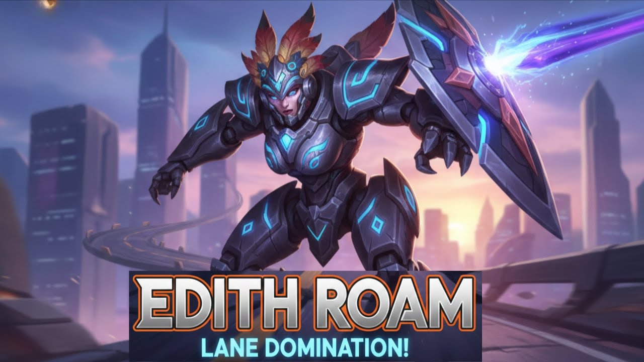 [MLBB] Edith Roam Lane Gameplay 💪🔥 | Full Team Support | Solo Ranked Match