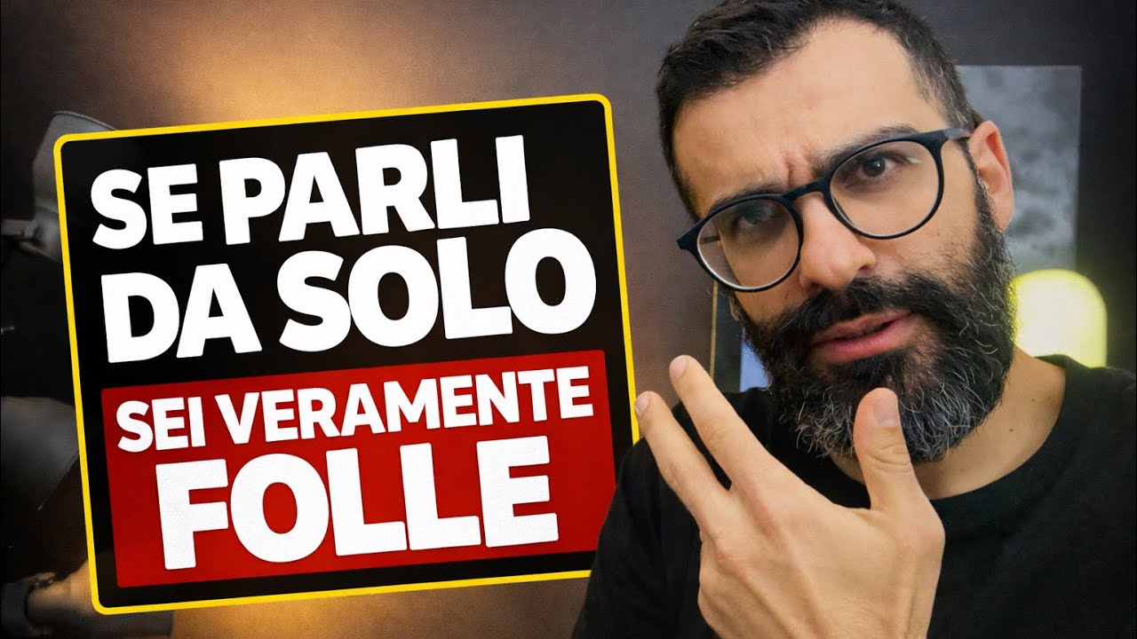 Se parli da solo sei veramente folle (parola di psy) 