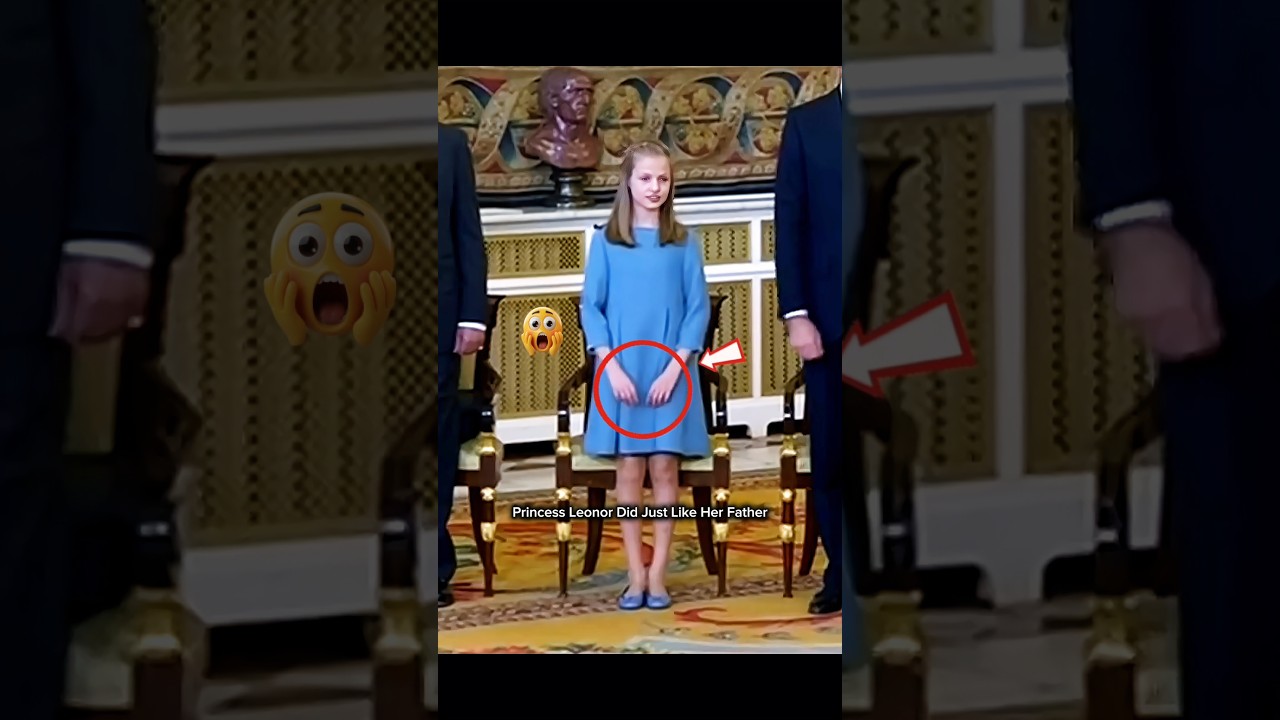 Princess Leonor Did Just Like Her Father
