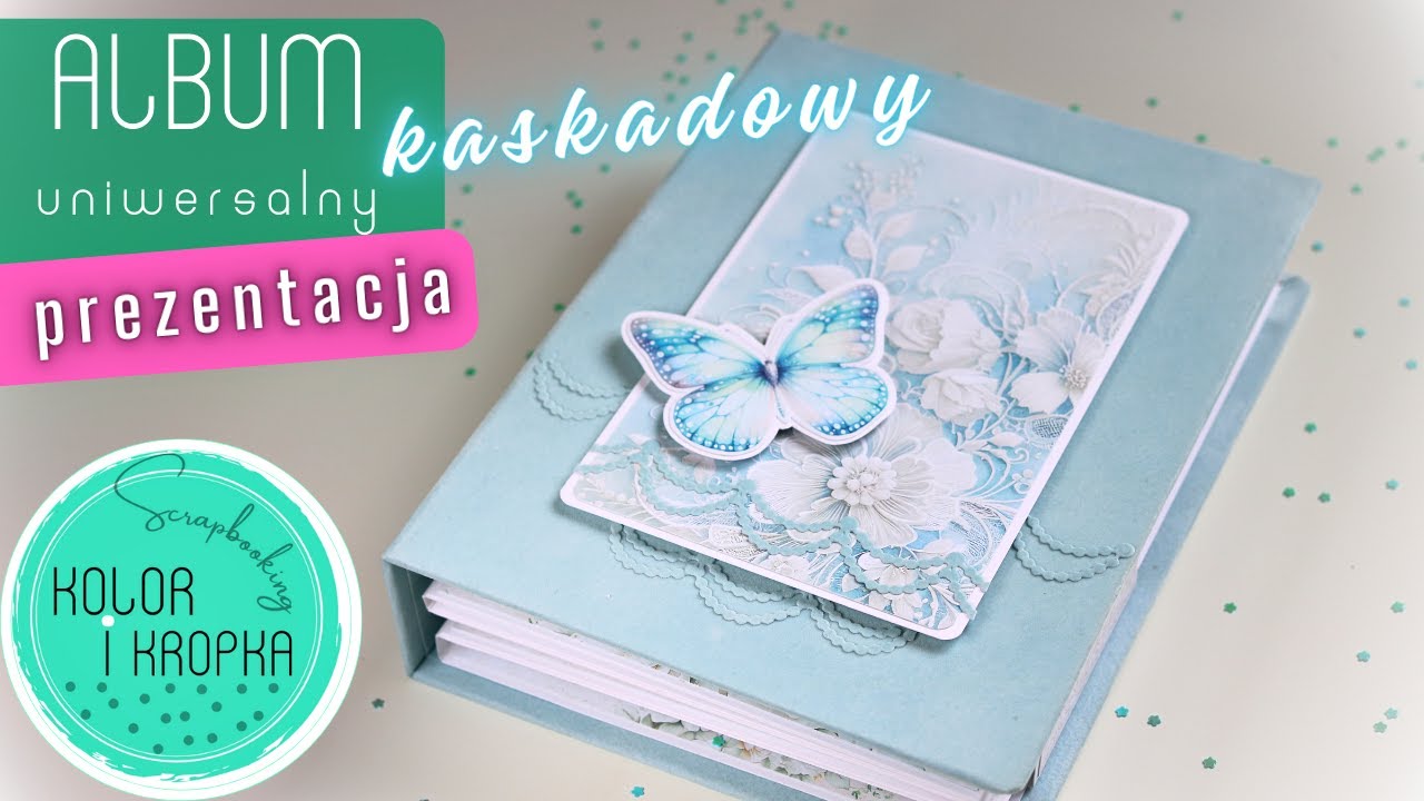 album KASKADOWY FOLIO | album uniwersalny | #albumbase #scrapalbum