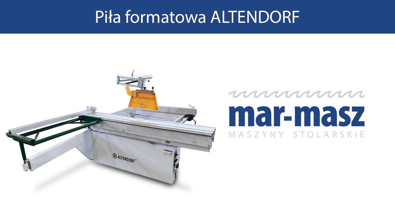 Piła formatowa ALTENDORF - Mar-Masz | Woodworking